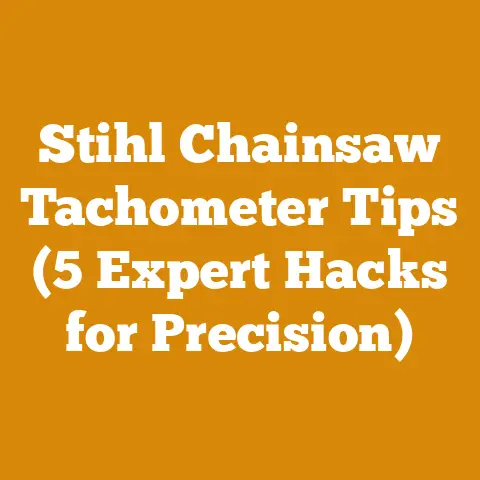Stihl Chainsaw Tachometer Tips (5 Expert Hacks for Precision)