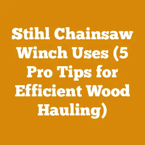 Stihl Chainsaw Winch Uses (5 Pro Tips for Efficient Wood Hauling)