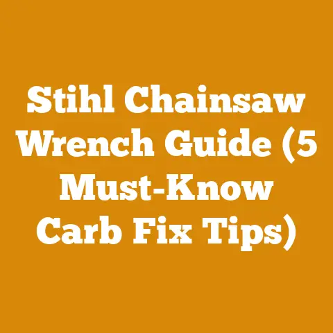 Stihl Chainsaw Wrench Guide (5 Must-Know Carb Fix Tips)