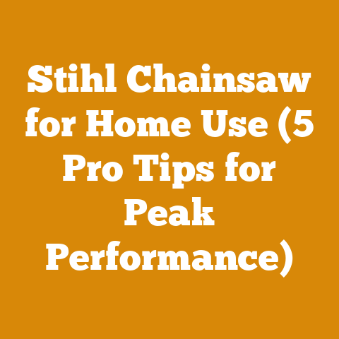 Stihl Chainsaw for Home Use (5 Pro Tips for Peak Performance)