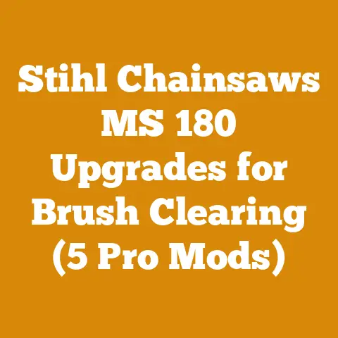 Stihl Chainsaws MS 180 Upgrades for Brush Clearing (5 Pro Mods)