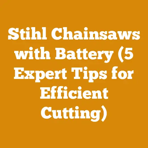 Stihl Chainsaws with Battery (5 Expert Tips for Efficient Cutting)