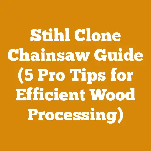 Stihl Clone Chainsaw Guide (5 Pro Tips for Efficient Wood Processing)