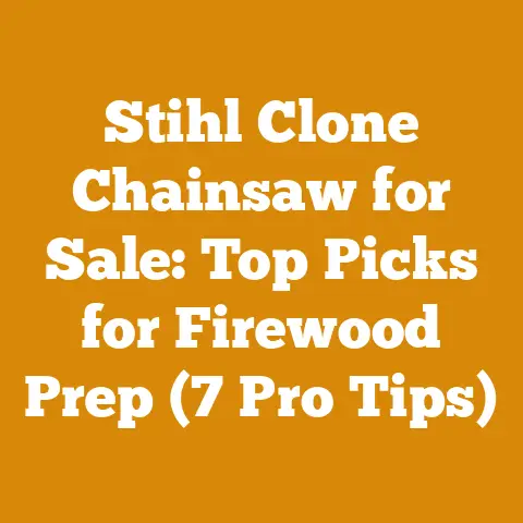 Stihl Clone Chainsaw for Sale: Top Picks for Firewood Prep (7 Pro Tips)
