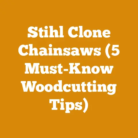 Stihl Clone Chainsaws (5 Must-Know Woodcutting Tips)