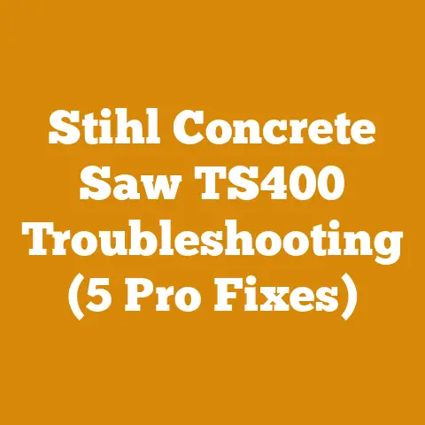 Stihl Concrete Saw TS400 Troubleshooting (5 Pro Fixes)