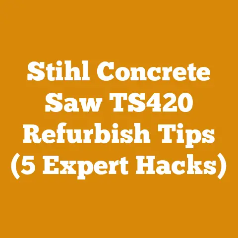 Stihl Concrete Saw TS420 Refurbish Tips (5 Expert Hacks)