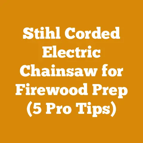 Stihl Corded Electric Chainsaw for Firewood Prep (5 Pro Tips)