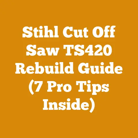 Stihl Cut Off Saw TS420 Rebuild Guide (7 Pro Tips Inside)
