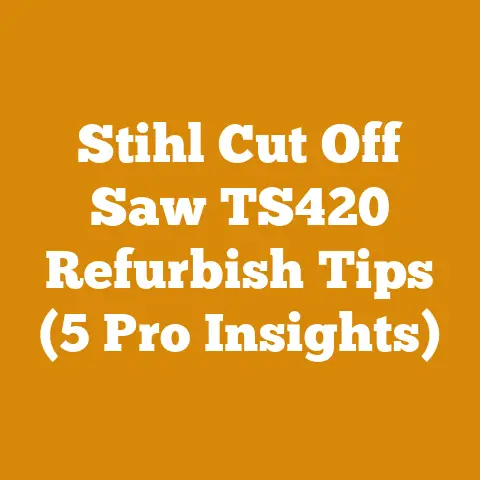 Stihl Cut Off Saw TS420 Refurbish Tips (5 Pro Insights)