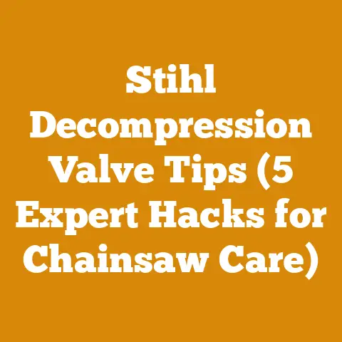 Stihl Decompression Valve Tips (5 Expert Hacks for Chainsaw Care)