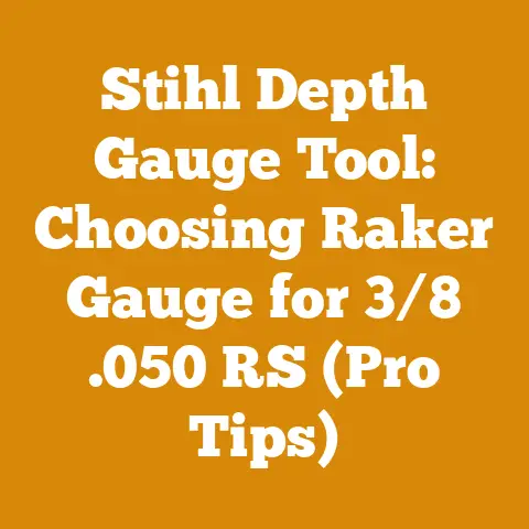 Stihl Depth Gauge Tool: Choosing Raker Gauge for 3/8 .050 RS (Pro Tips)