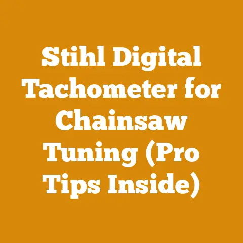 Stihl Digital Tachometer for Chainsaw Tuning (Pro Tips Inside)