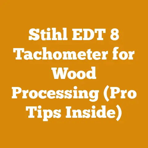 Stihl EDT 8 Tachometer for Wood Processing (Pro Tips Inside)