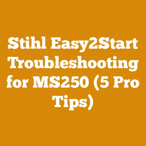 Stihl Easy2Start Troubleshooting for MS250 (5 Pro Tips)
