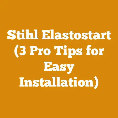 Stihl Elastostart (3 Pro Tips for Easy Installation)