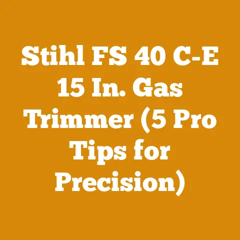 Stihl FS 40 C-E 15 In. Gas Trimmer (5 Pro Tips for Precision)