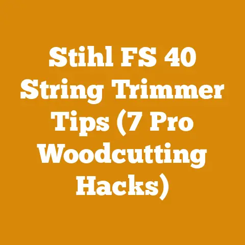 Stihl FS 40 String Trimmer Tips (7 Pro Woodcutting Hacks)