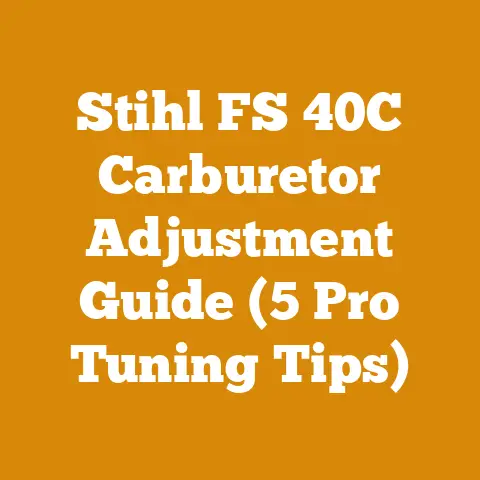 Stihl FS 40C Carburetor Adjustment Guide (5 Pro Tuning Tips)