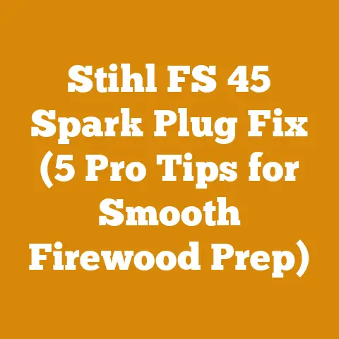 Stihl FS 45 Spark Plug Fix (5 Pro Tips for Smooth Firewood Prep)