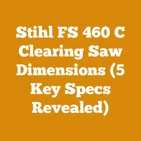 Stihl FS 460 C Clearing Saw Dimensions (5 Key Specs Revealed)