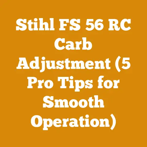 Stihl FS 56 RC Carb Adjustment (5 Pro Tips for Smooth Operation)