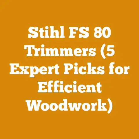 Stihl FS 80 Trimmers (5 Expert Picks for Efficient Woodwork)