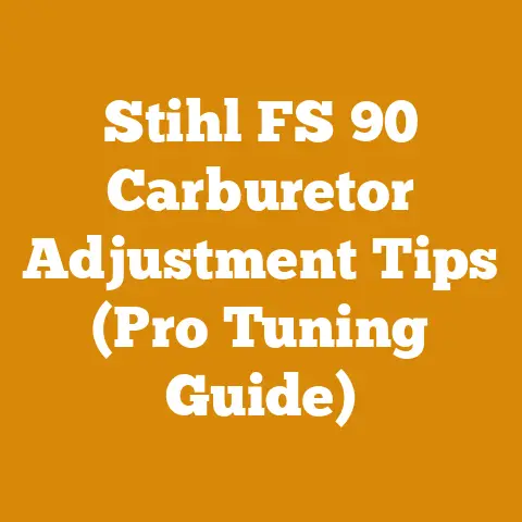 Stihl FS 90 Carburetor Adjustment Tips (Pro Tuning Guide)