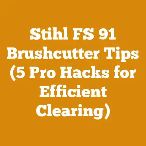 Stihl FS 91 Brushcutter Tips (5 Pro Hacks for Efficient Clearing)