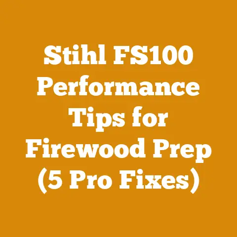 Stihl FS100 Performance Tips for Firewood Prep (5 Pro Fixes)