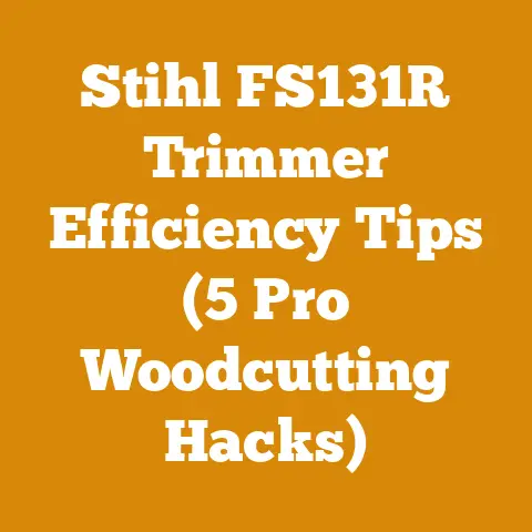Stihl FS131R Trimmer Efficiency Tips (5 Pro Woodcutting Hacks)