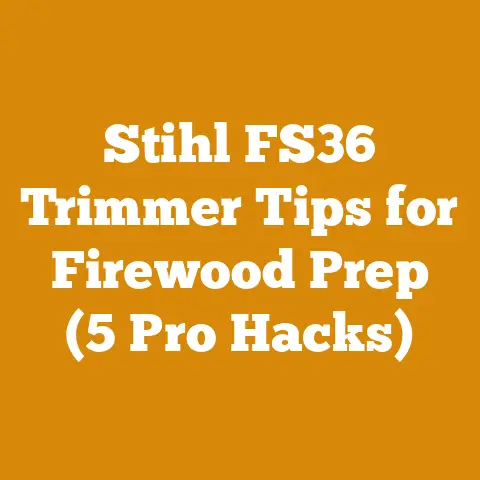 Stihl FS36 Trimmer Tips for Firewood Prep (5 Pro Hacks)