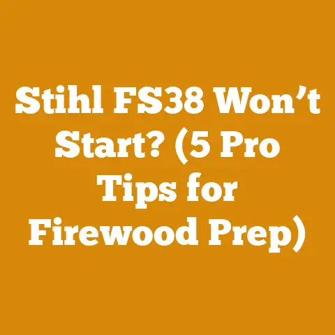Stihl FS38 Won’t Start? (5 Pro Tips for Firewood Prep)