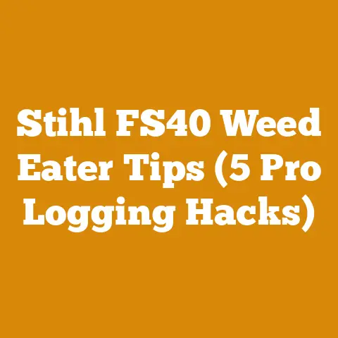 Stihl FS40 Weed Eater Tips (5 Pro Logging Hacks)