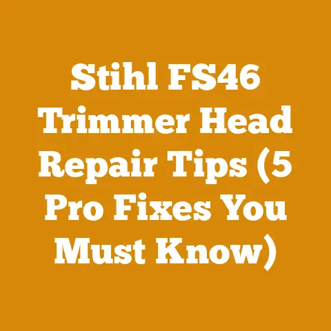 Stihl FS46 Trimmer Head Repair Tips (5 Pro Fixes You Must Know)