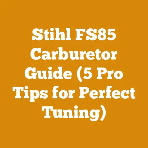 Stihl FS85 Carburetor Guide (5 Pro Tips for Perfect Tuning)
