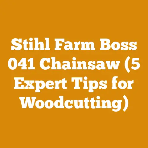 Stihl Farm Boss 041 Chainsaw (5 Expert Tips for Woodcutting)