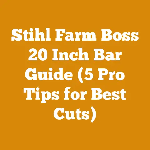 Stihl Farm Boss 20 Inch Bar Guide (5 Pro Tips for Best Cuts)