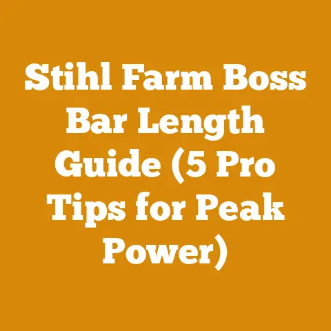 Stihl Farm Boss Bar Length Guide (5 Pro Tips for Peak Power)
