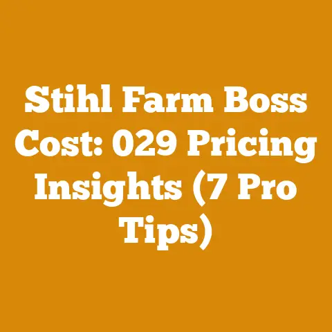 Stihl Farm Boss Cost: 029 Pricing Insights (7 Pro Tips)