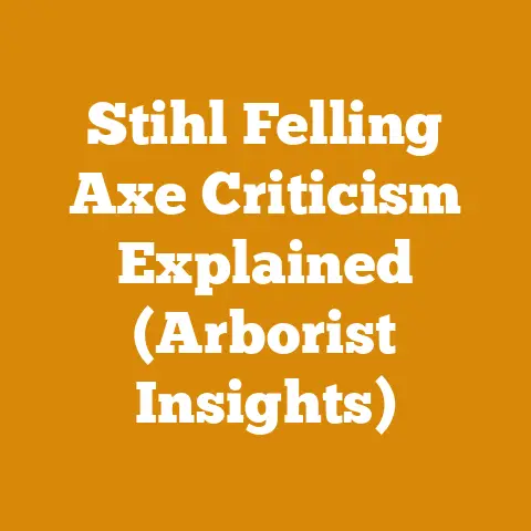 Stihl Felling Axe Criticism Explained (Arborist Insights)