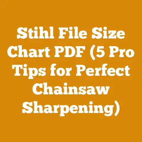Stihl File Size Chart PDF (5 Pro Tips for Perfect Chainsaw Sharpening)