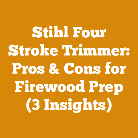 Stihl Four Stroke Trimmer: Pros & Cons for Firewood Prep (3 Insights)