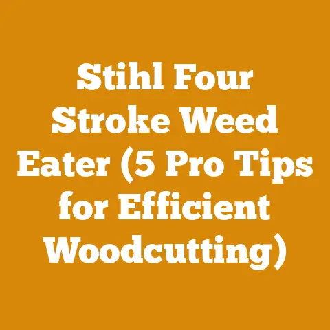 Stihl Four Stroke Weed Eater (5 Pro Tips for Efficient Woodcutting)