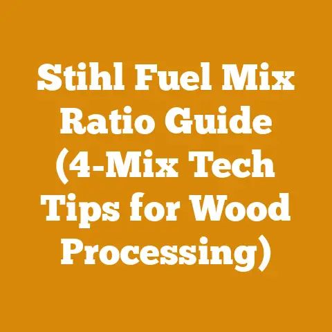 Stihl Fuel Mix Ratio Guide (4-Mix Tech Tips for Wood Processing)