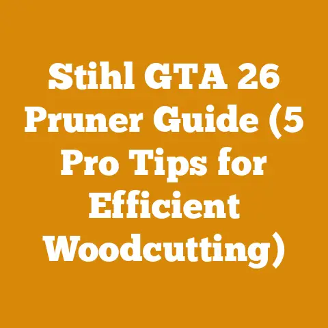 Stihl GTA 26 Pruner Guide (5 Pro Tips for Efficient Woodcutting)
