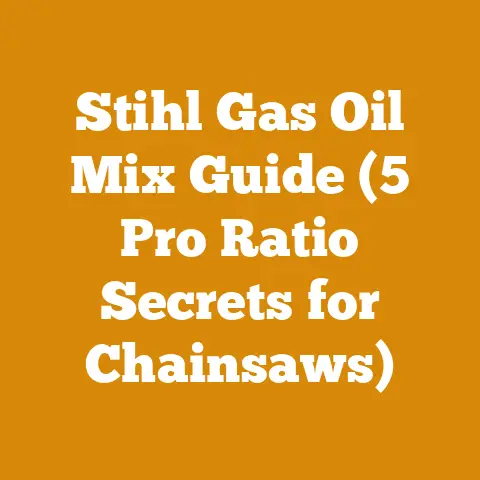 Stihl Gas Oil Mix Guide (5 Pro Ratio Secrets for Chainsaws)