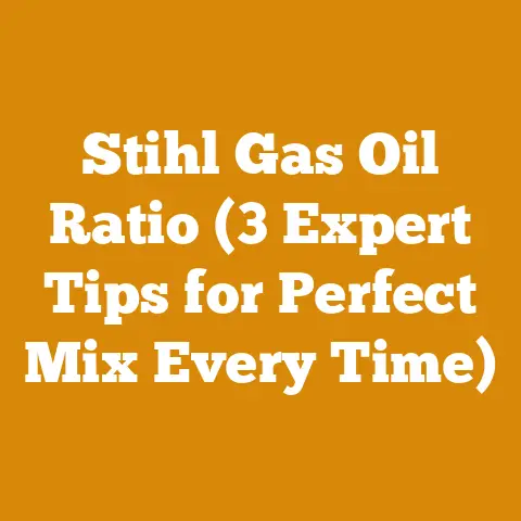 Stihl Gas Oil Ratio (3 Expert Tips for Perfect Mix Every Time)