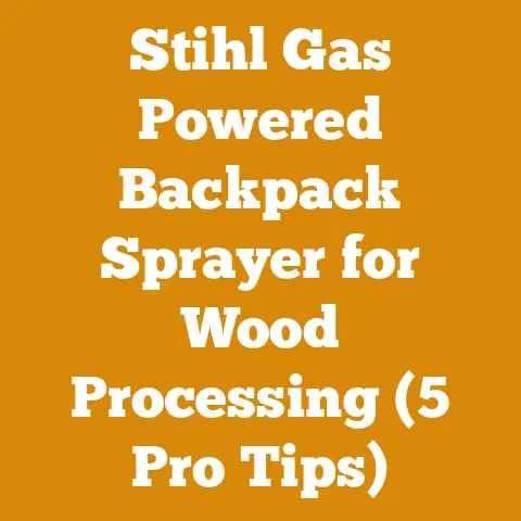 Stihl Gas Powered Backpack Sprayer for Wood Processing (5 Pro Tips)