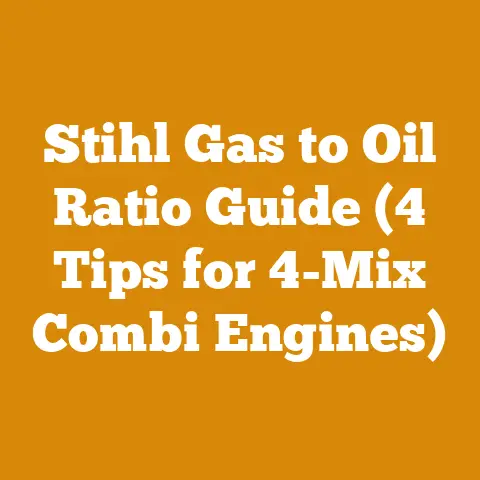 Stihl Gas to Oil Ratio Guide (4 Tips for 4-Mix Combi Engines)